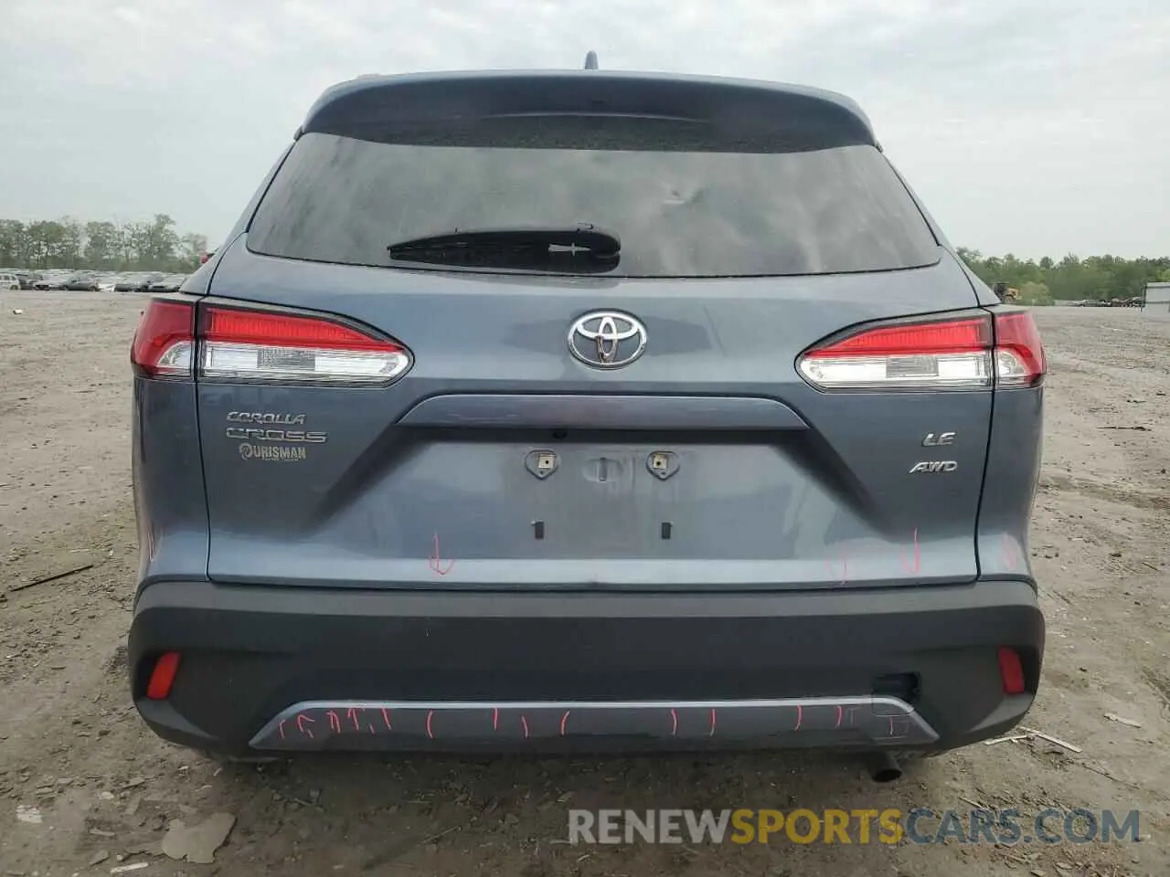 6 fotografías del automóvil dañado 7MUCAABGXNV034144 TOYOTA COROLLA CR 2022