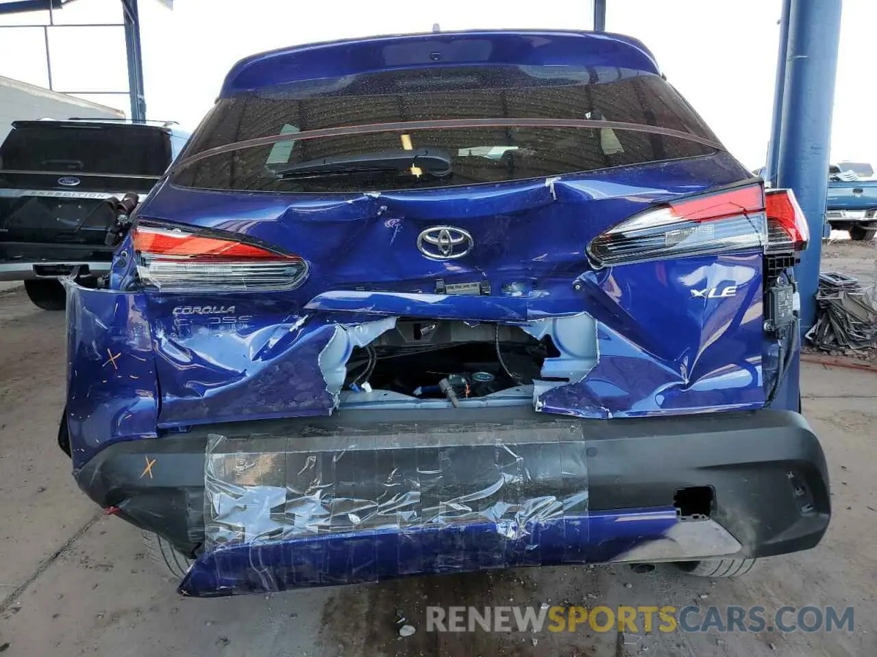 6 fotografías del automóvil dañado 7MUDAAAG0NV010036 TOYOTA COROLLA CR 2022