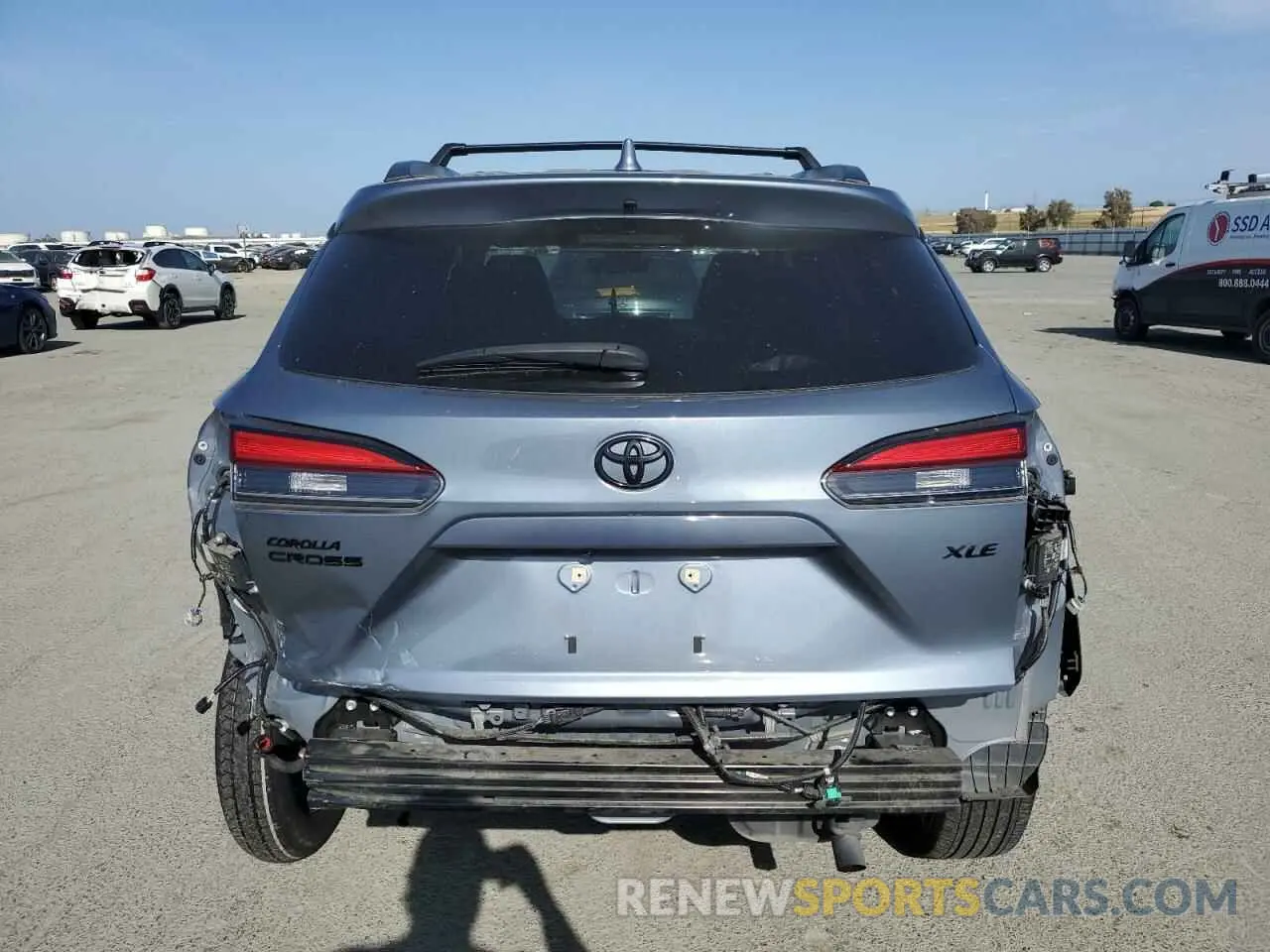 6 fotografías del automóvil dañado 7MUDAAAG0NV030559 TOYOTA COROLLA CR 2022