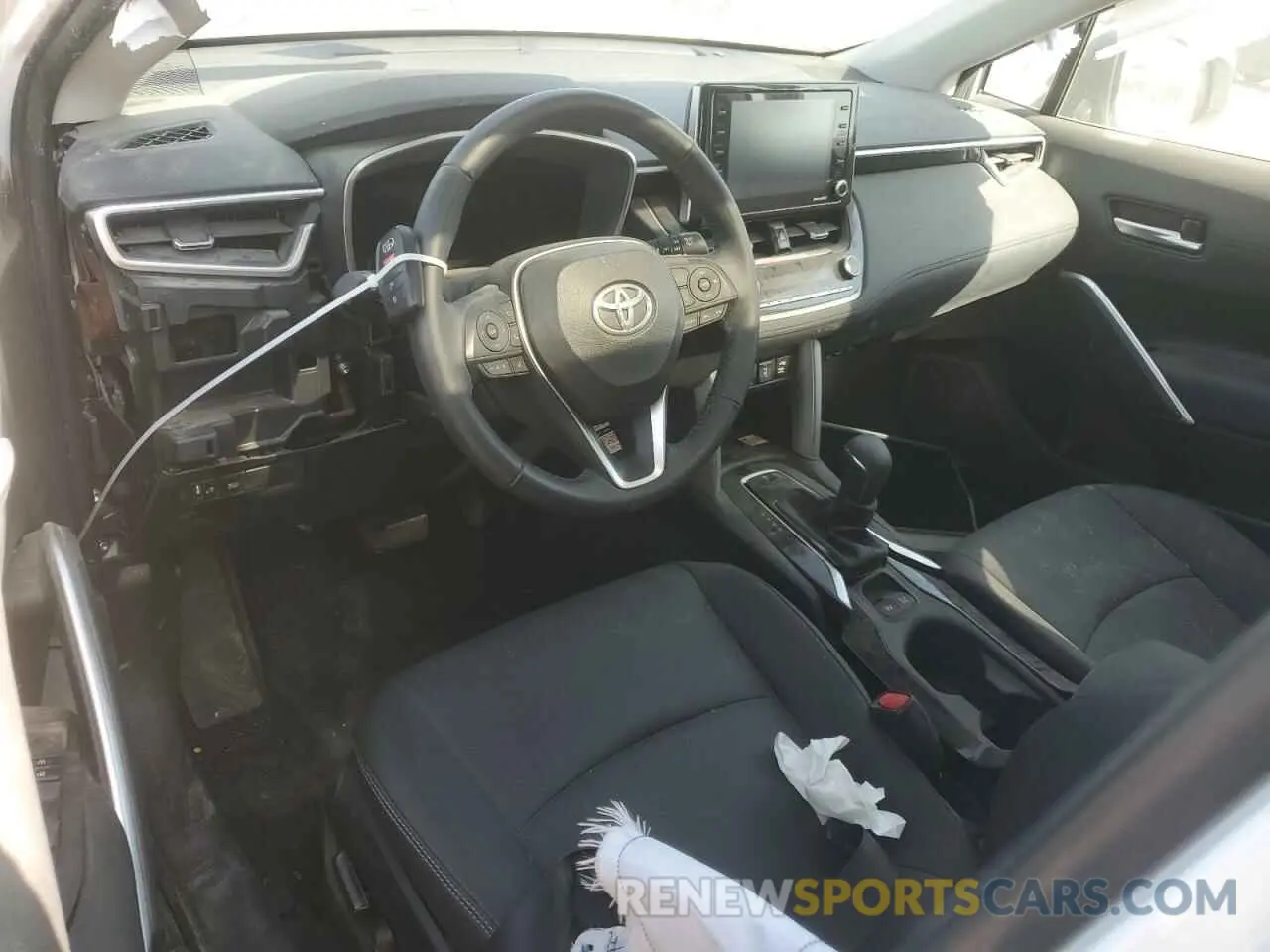 8 fotografías del automóvil dañado 7MUDAAAG2NV013763 TOYOTA COROLLA CR 2022