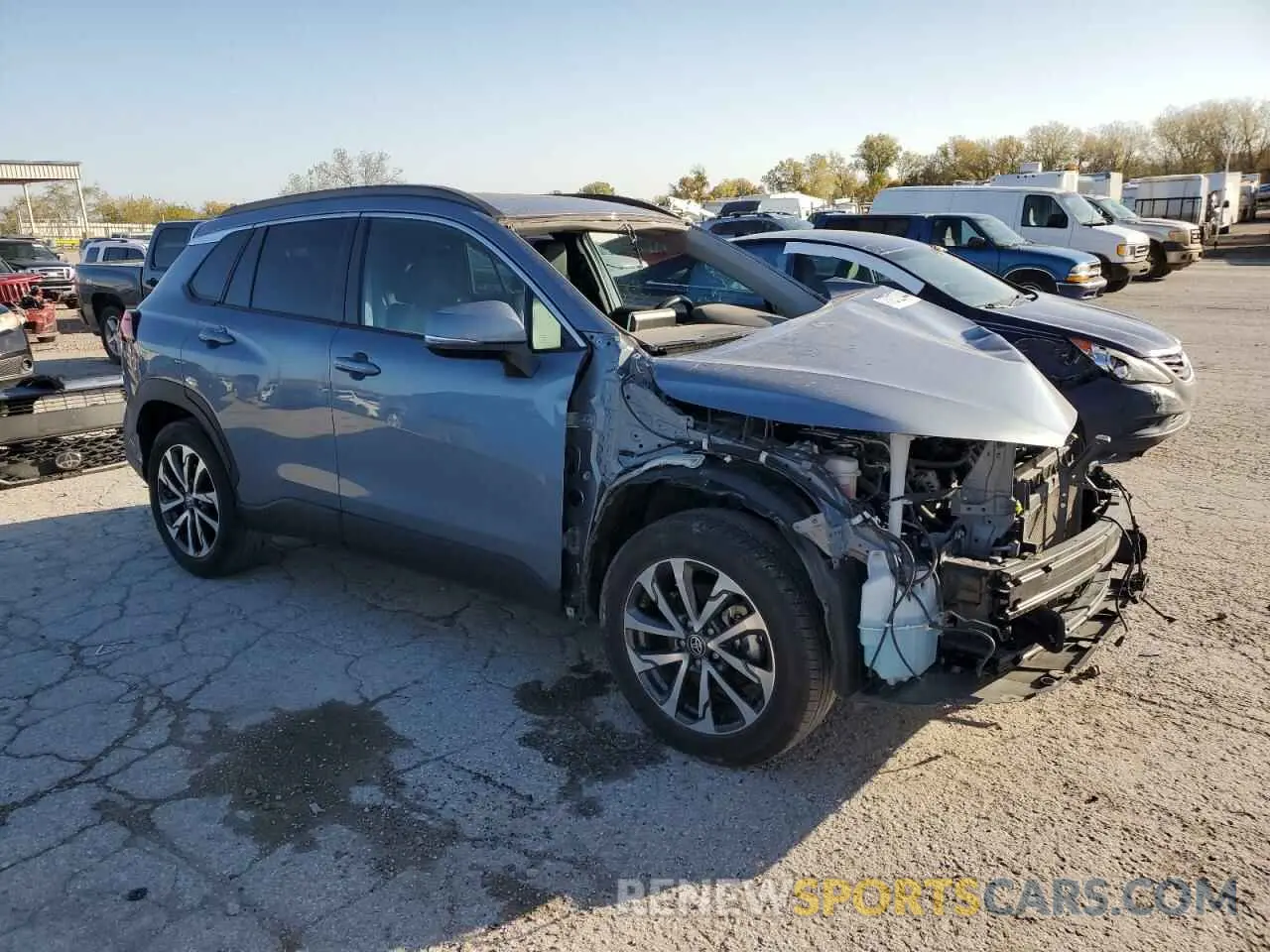 4 fotografías del automóvil dañado 7MUDAABG4NV039585 TOYOTA COROLLA CR 2022