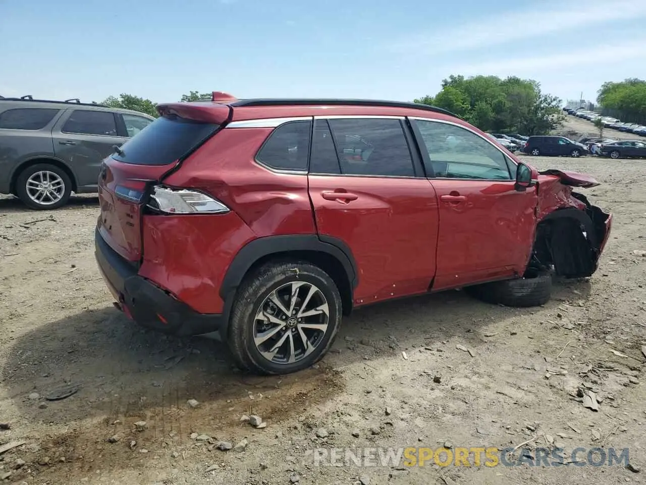 3 fotografías del automóvil dañado 7MUDAABG5NV005882 TOYOTA COROLLA CR 2022