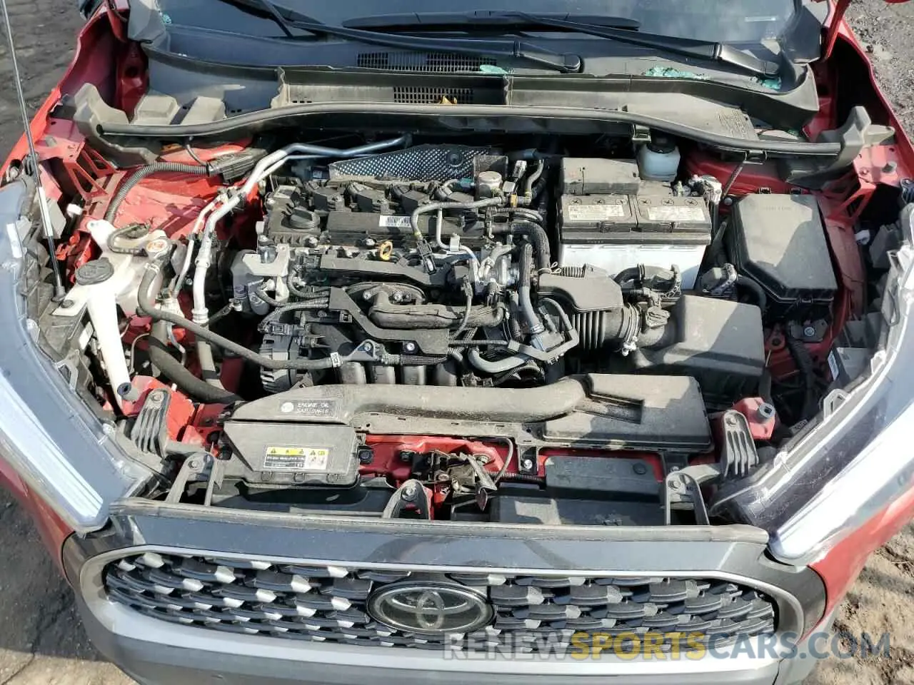 12 fotografías del automóvil dañado 7MUDAABG6NV004398 TOYOTA COROLLA CR 2022