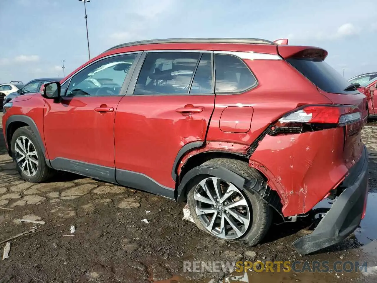 2 fotografías del automóvil dañado 7MUDAABG6NV004398 TOYOTA COROLLA CR 2022