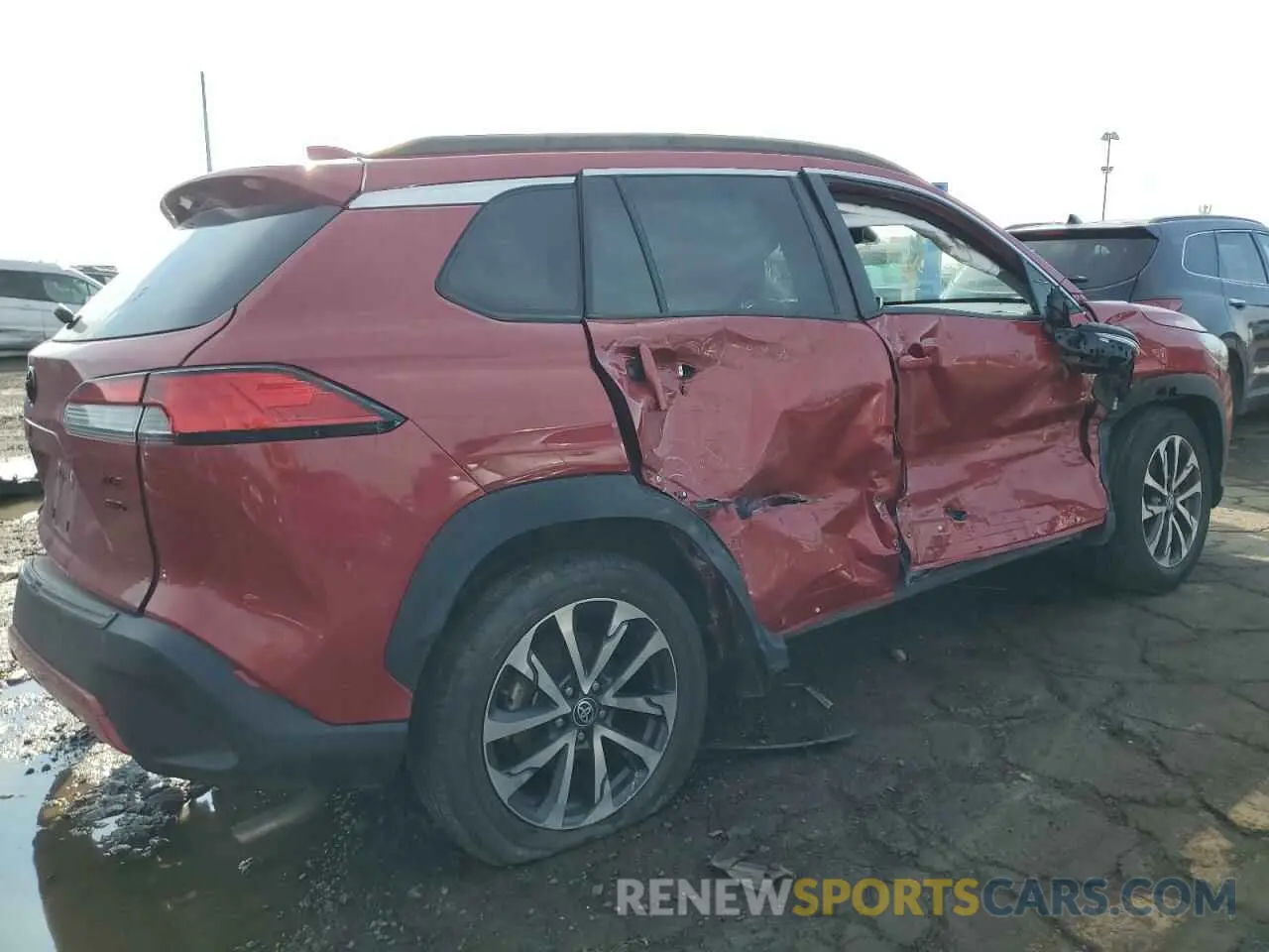3 fotografías del automóvil dañado 7MUDAABG6NV004398 TOYOTA COROLLA CR 2022