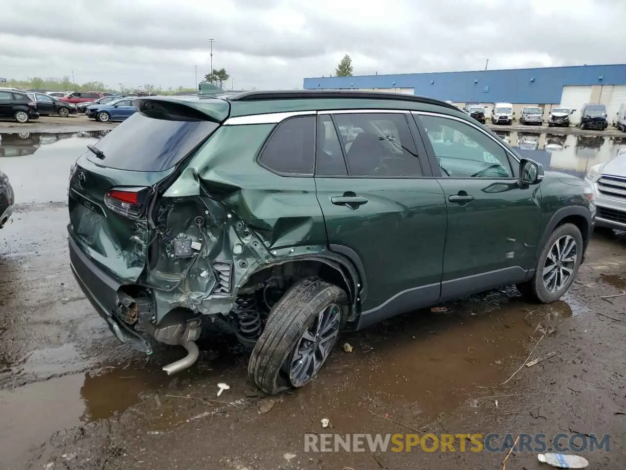 3 fotografías del automóvil dañado 7MUDAABG6NV006829 TOYOTA COROLLA CR 2022