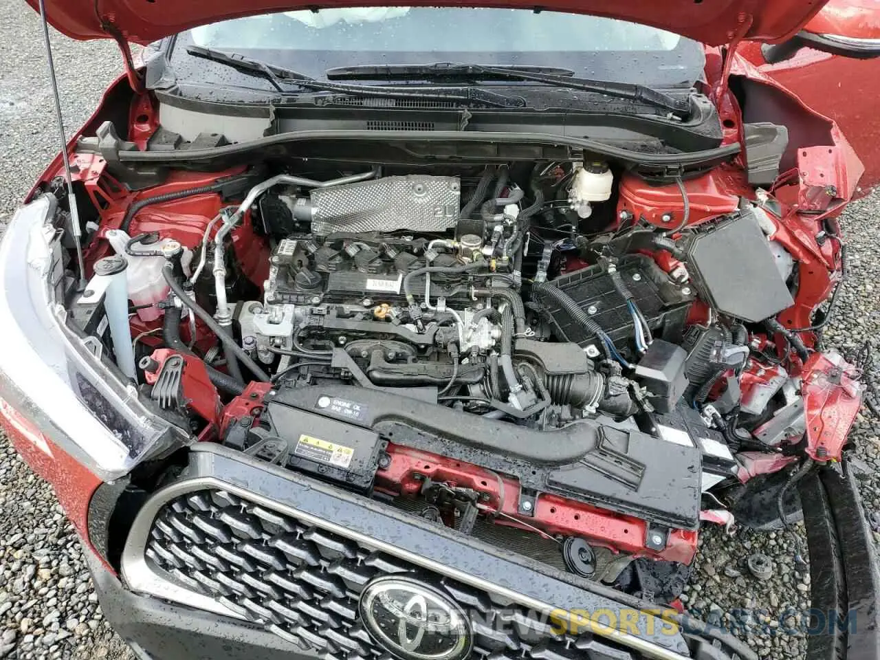 11 fotografías del automóvil dañado 7MUDAABG6NV031231 TOYOTA COROLLA CR 2022
