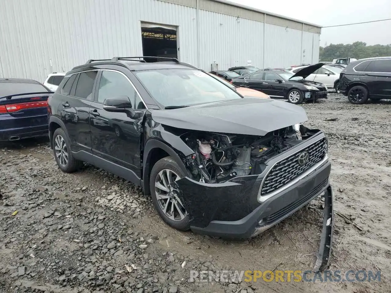 4 fotografías del automóvil dañado 7MUDAABG8NV041100 TOYOTA COROLLA CR 2022