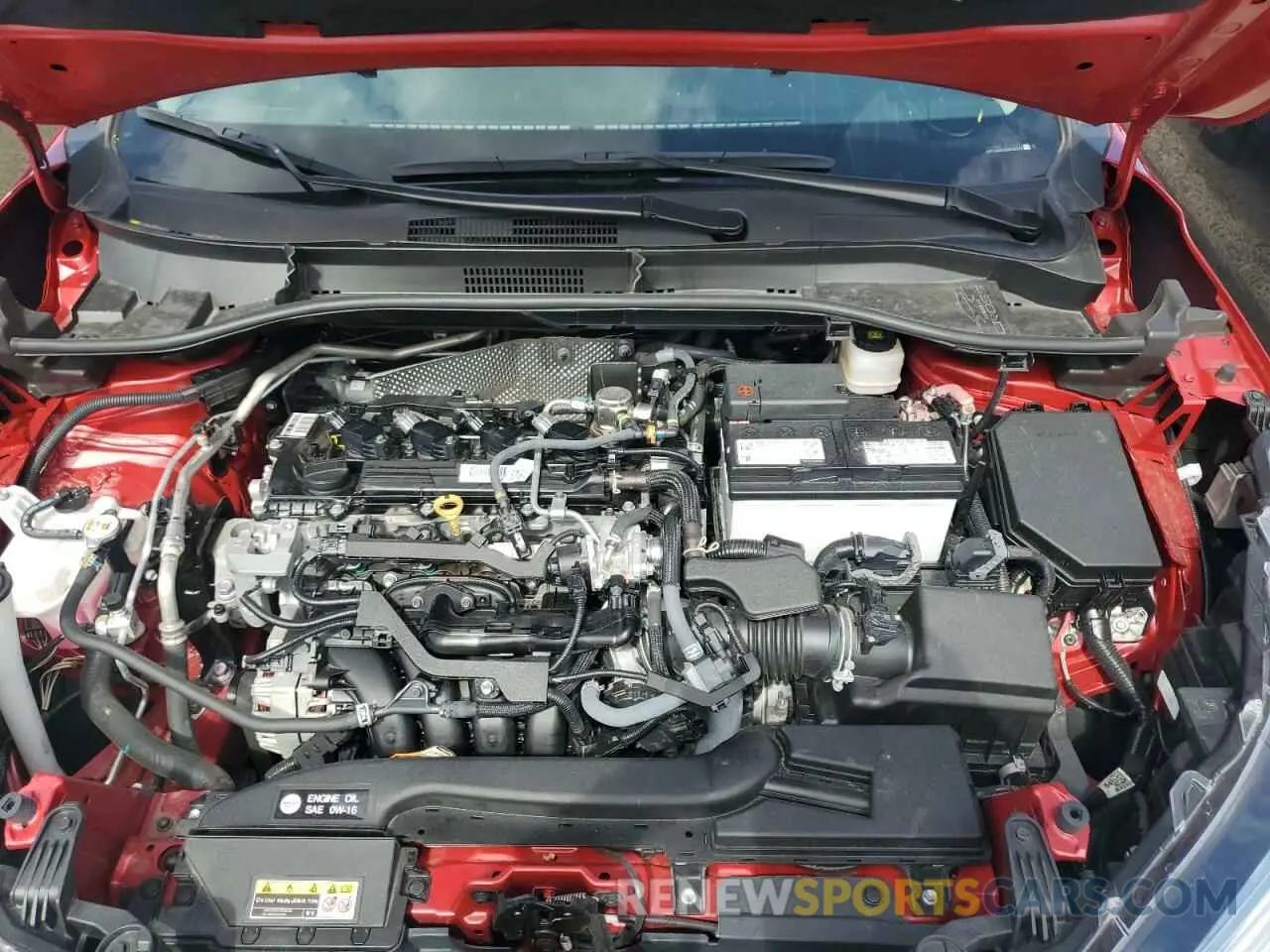 12 fotografías del automóvil dañado 7MUEAAAG5NV036376 TOYOTA COROLLA CR 2022