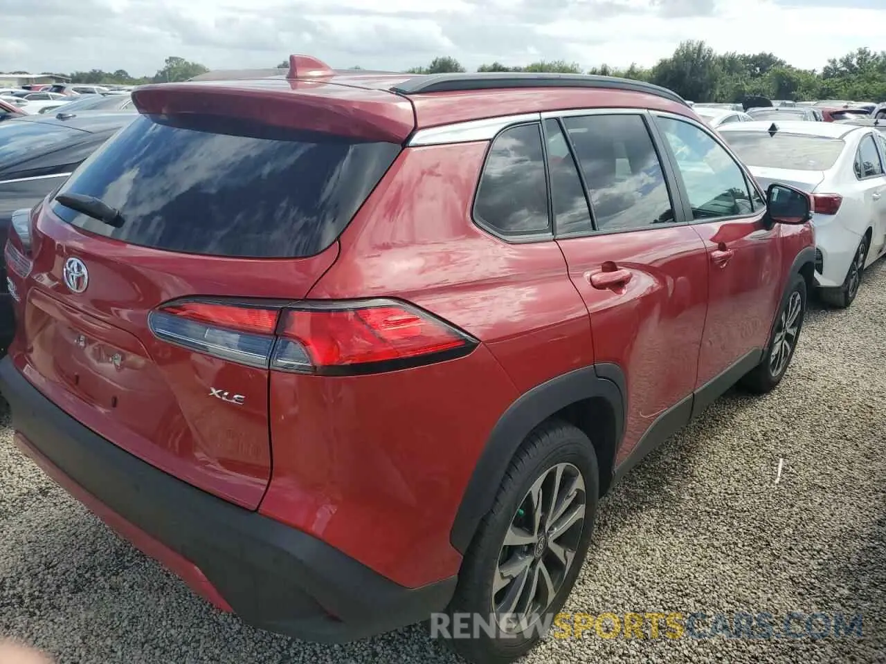 3 fotografías del automóvil dañado 7MUEAAAG5NV036376 TOYOTA COROLLA CR 2022