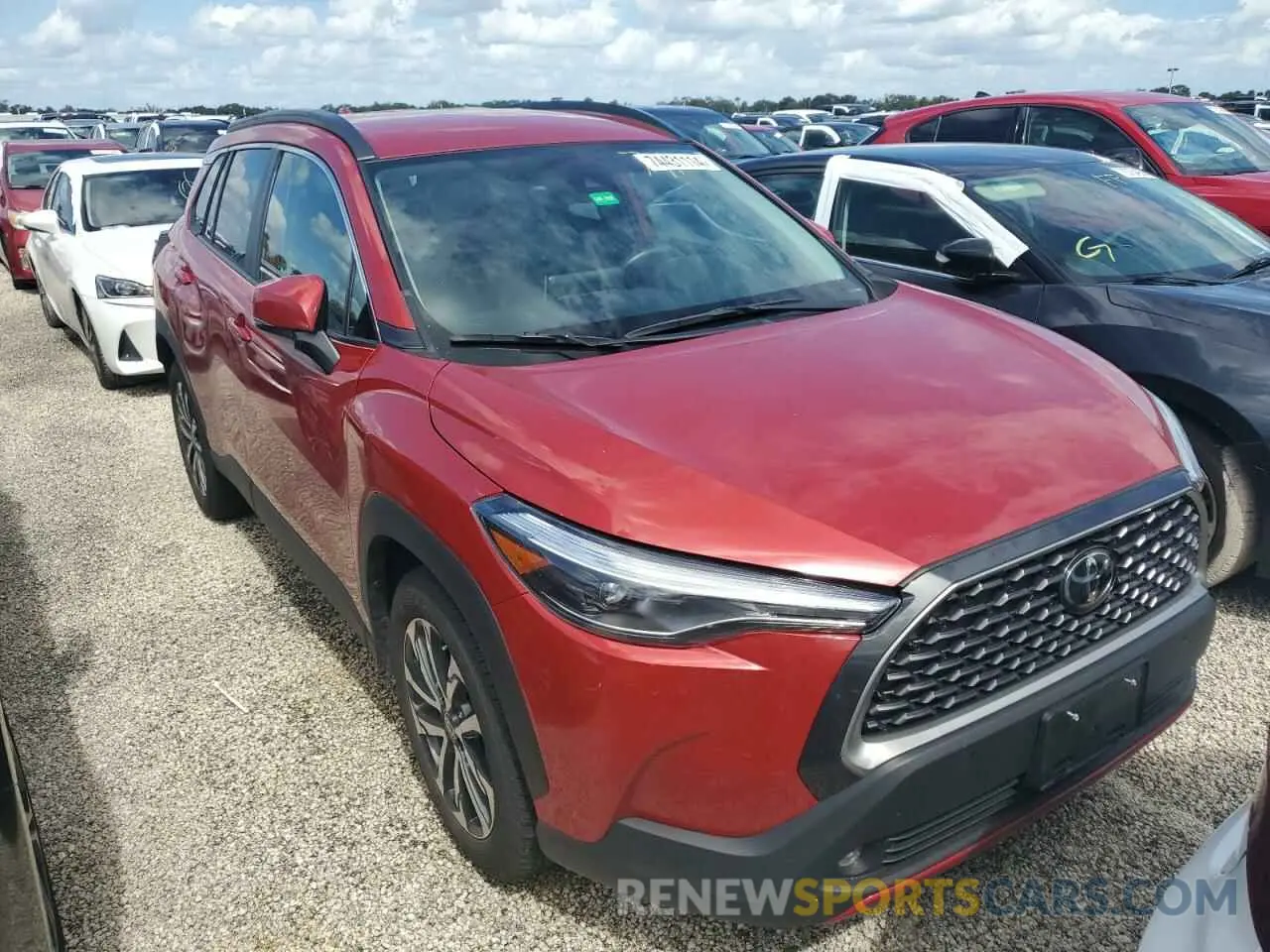 4 fotografías del automóvil dañado 7MUEAAAG5NV036376 TOYOTA COROLLA CR 2022
