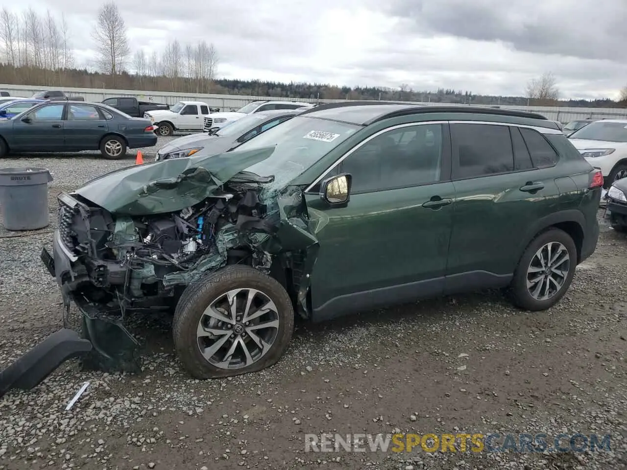 1 fotografías del automóvil dañado 7MUEAABG0NV008256 TOYOTA COROLLA CR 2022