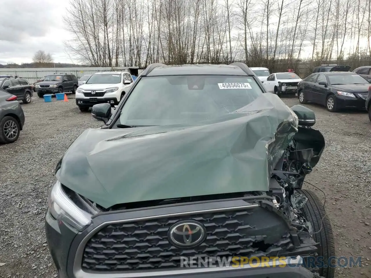 5 fotografías del automóvil dañado 7MUEAABG0NV008256 TOYOTA COROLLA CR 2022