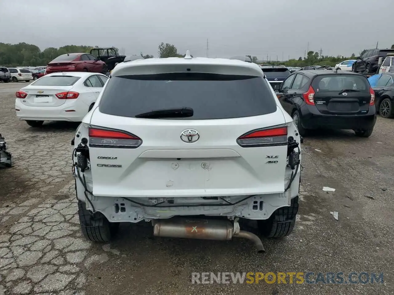 6 fotografías del automóvil dañado 7MUEAABG4NV040336 TOYOTA COROLLA CR 2022
