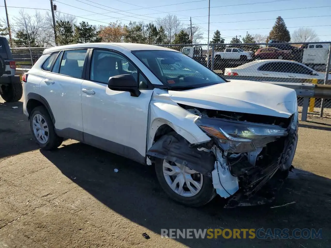 4 fotografías del automóvil dañado 7MUAAAAG8PV042125 TOYOTA COROLLA CR 2023