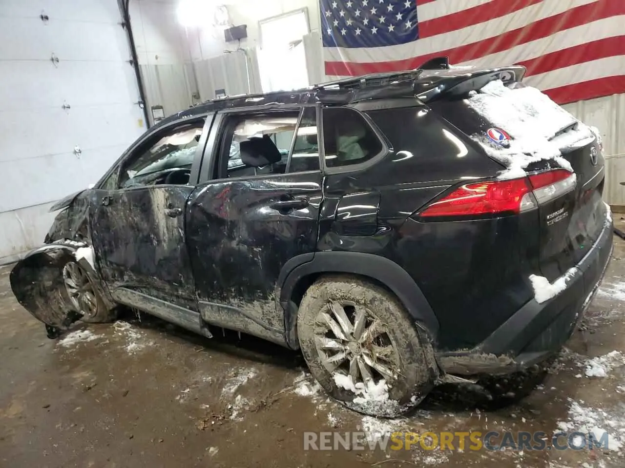 2 fotografías del automóvil dañado 7MUBAABGXPV043733 TOYOTA COROLLA CR 2023