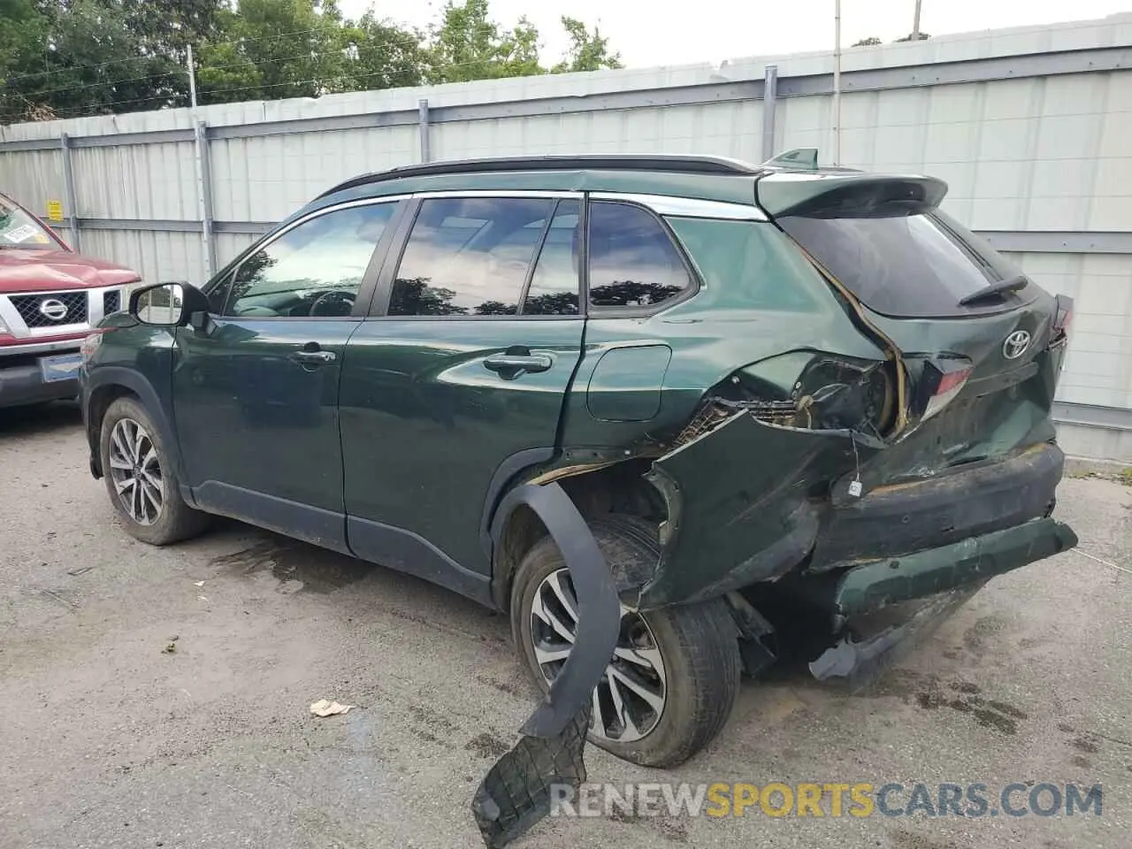 2 fotografías del automóvil dañado 7MUDAAAG4PV038098 TOYOTA COROLLA CR 2023