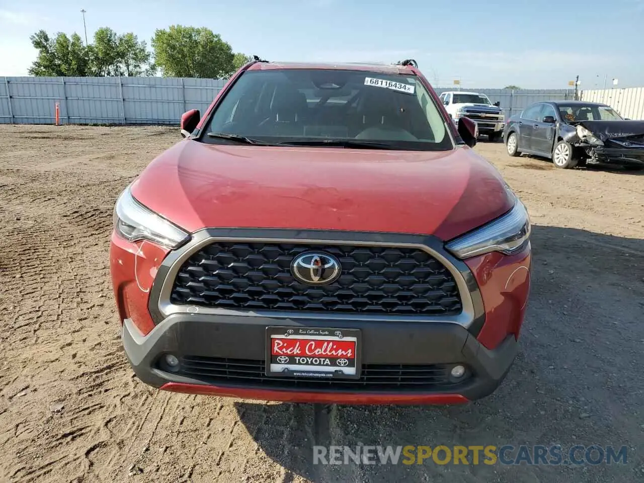 5 fotografías del automóvil dañado 7MUDAABG5PV051425 TOYOTA COROLLA CR 2023