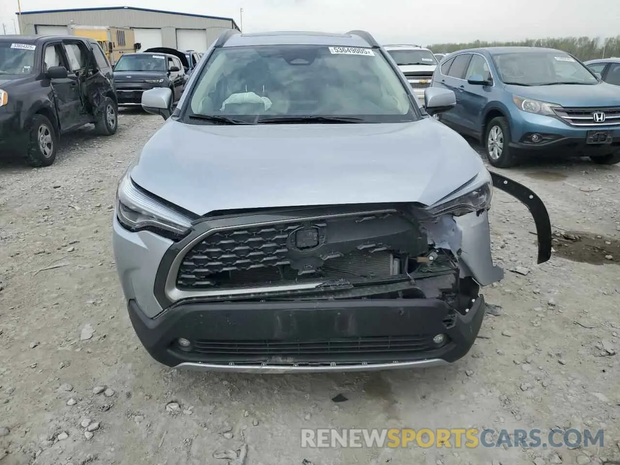 5 fotografías del automóvil dañado 7MUDAABG9PV049306 TOYOTA COROLLA CR 2023
