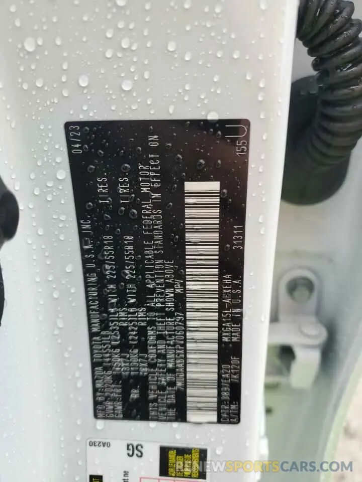 14 fotografías del automóvil dañado 7MUDAABGXPV060797 TOYOTA COROLLA CR 2023