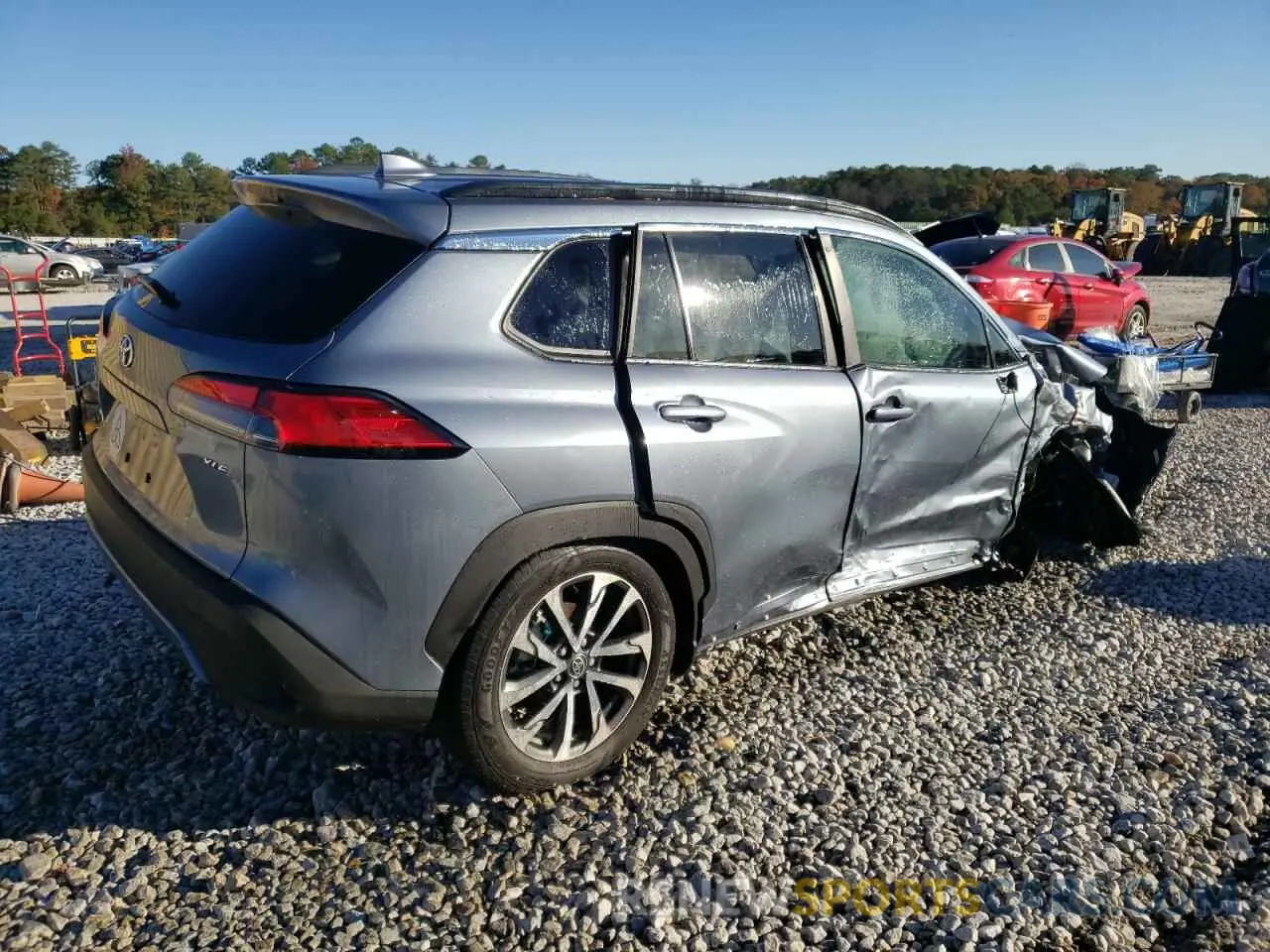 3 fotografías del automóvil dañado 7MUEAAAG6PV052945 TOYOTA COROLLA CR 2023