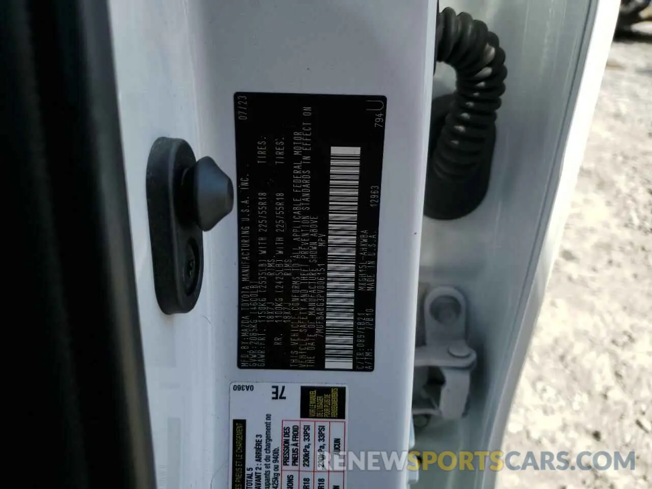 14 fotografías del automóvil dañado 7MUFBABG3PV006151 TOYOTA COROLLA CR 2023