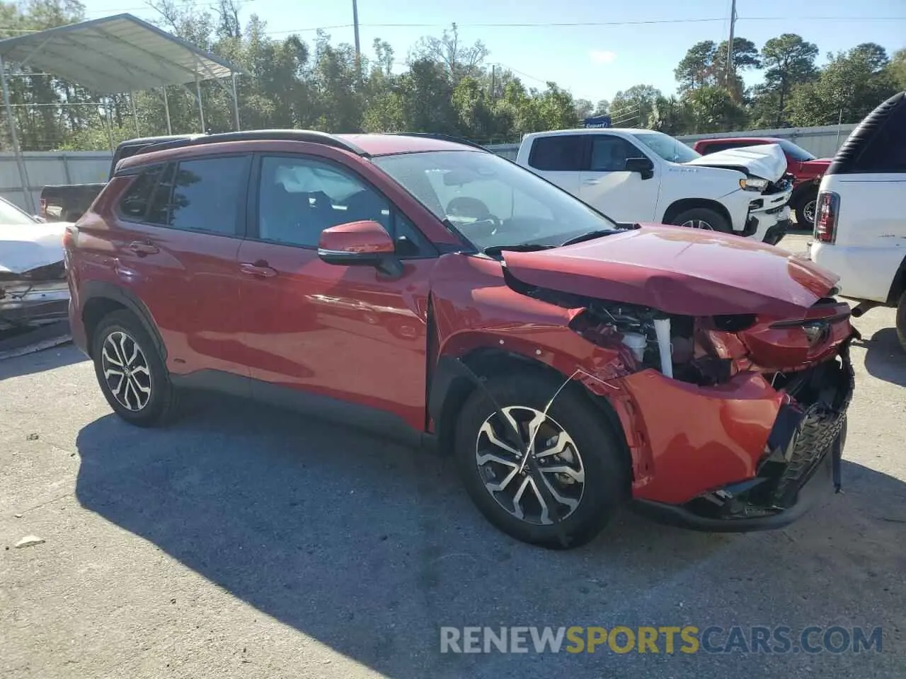 4 fotografías del automóvil dañado 7MUFBABG8PV002757 TOYOTA COROLLA CR 2023