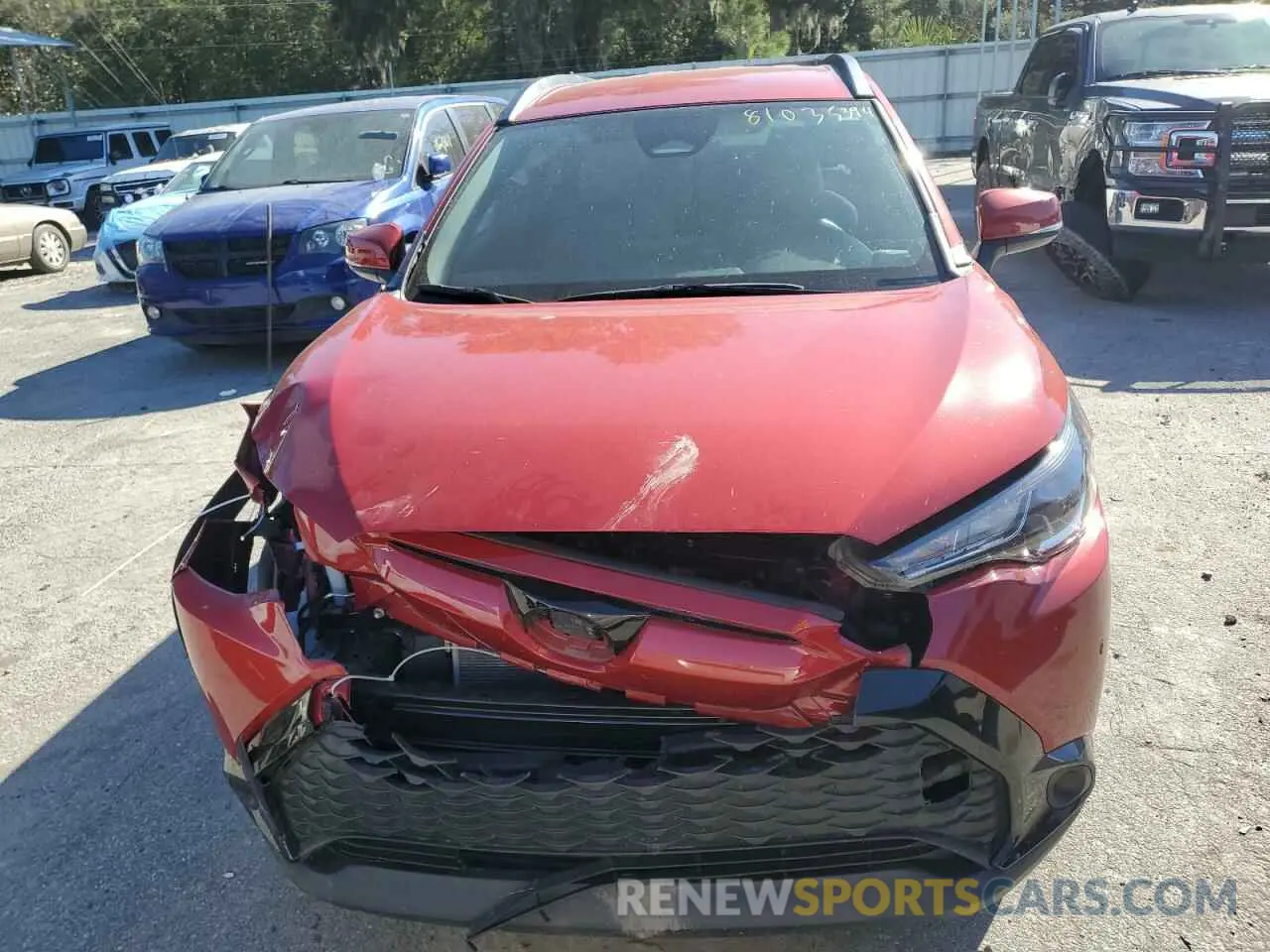 5 fotografías del automóvil dañado 7MUFBABG8PV002757 TOYOTA COROLLA CR 2023