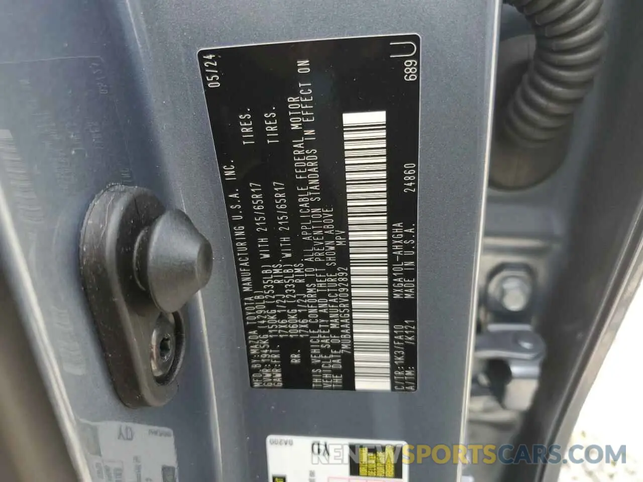 13 fotografías del automóvil dañado 7MUBAAAG5RV092892 TOYOTA COROLLA CR 2024