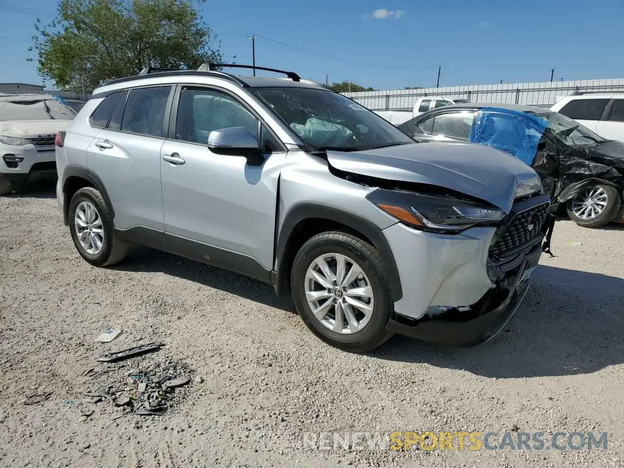 4 fotografías del automóvil dañado 7MUBAAAG9RV107510 TOYOTA COROLLA CR 2024