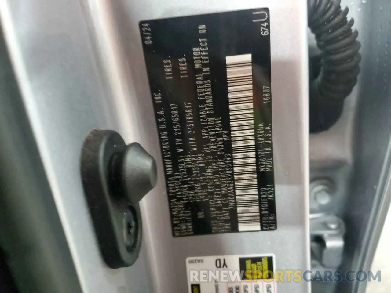 13 fotografías del automóvil dañado 7MUCAAAG3RV090143 TOYOTA COROLLA CR 2024