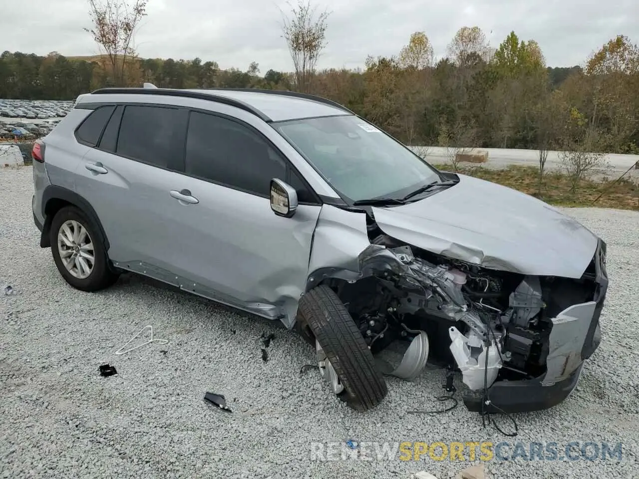 4 fotografías del automóvil dañado 7MUCAAAG7RV094082 TOYOTA COROLLA CR 2024