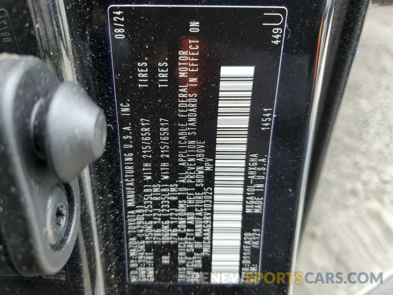 14 fotografías del automóvil dañado 7MUCAAAG9RV103025 TOYOTA COROLLA CR 2024