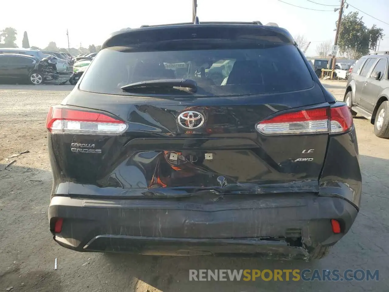 6 fotografías del automóvil dañado 7MUCAABG5RV105305 TOYOTA COROLLA CR 2024
