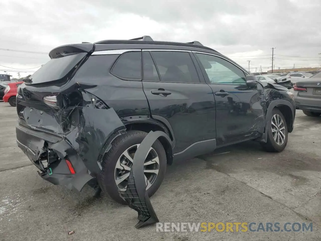 3 fotografías del automóvil dañado 7MUDAAAG8RV095021 TOYOTA COROLLA CR 2024