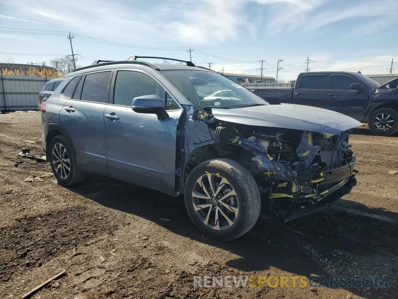 4 fotografías del automóvil dañado 7MUDAABG2RV106366 TOYOTA COROLLA CR 2024
