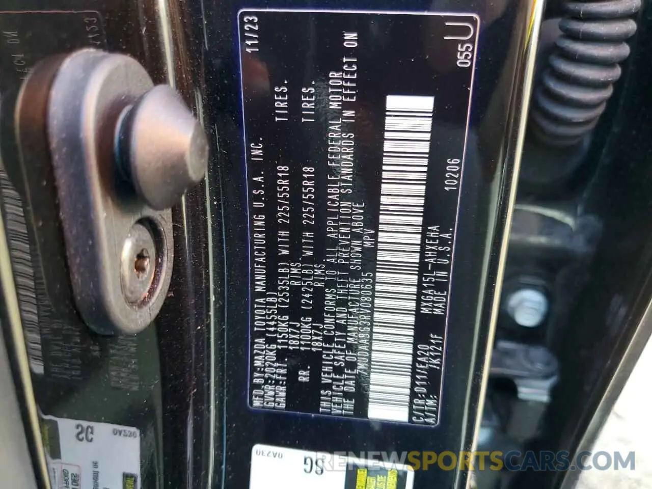 13 fotografías del automóvil dañado 7MUDAABG3RV080635 TOYOTA COROLLA CR 2024
