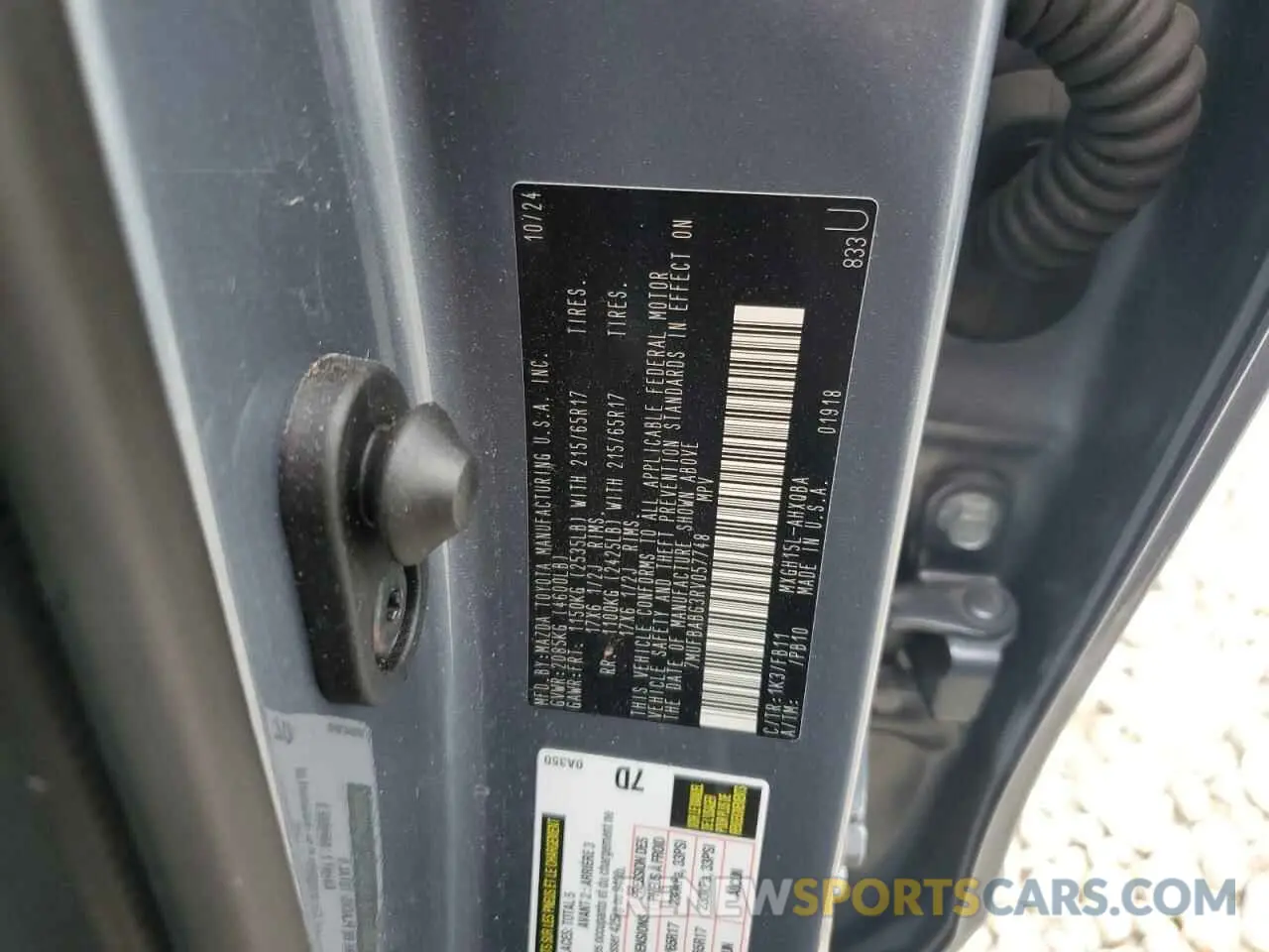 13 fotografías del automóvil dañado 7MUFBABG3RV057748 TOYOTA COROLLA CR 2024