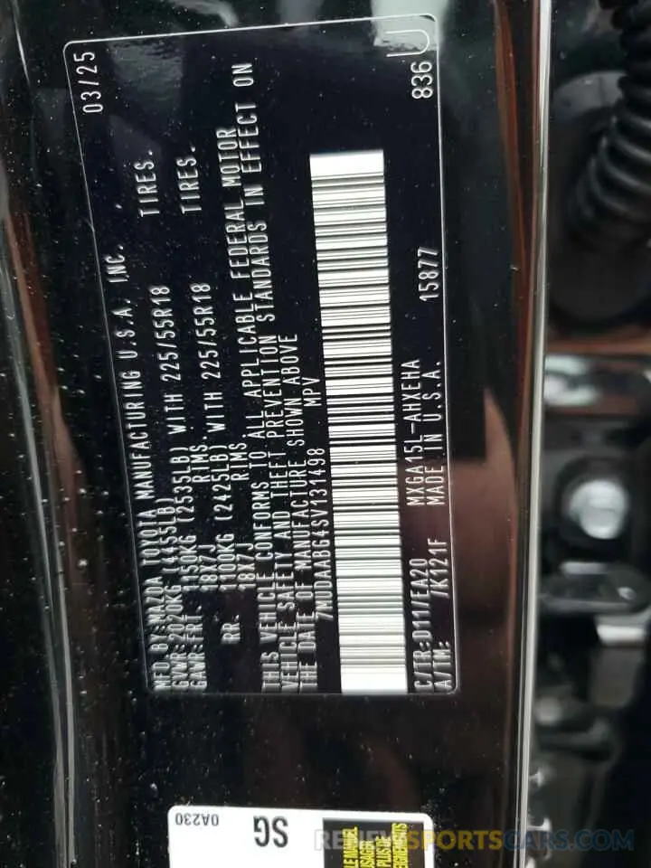 14 fotografías del automóvil dañado 7MUDAABG4SV131498 TOYOTA COROLLA CR 2025