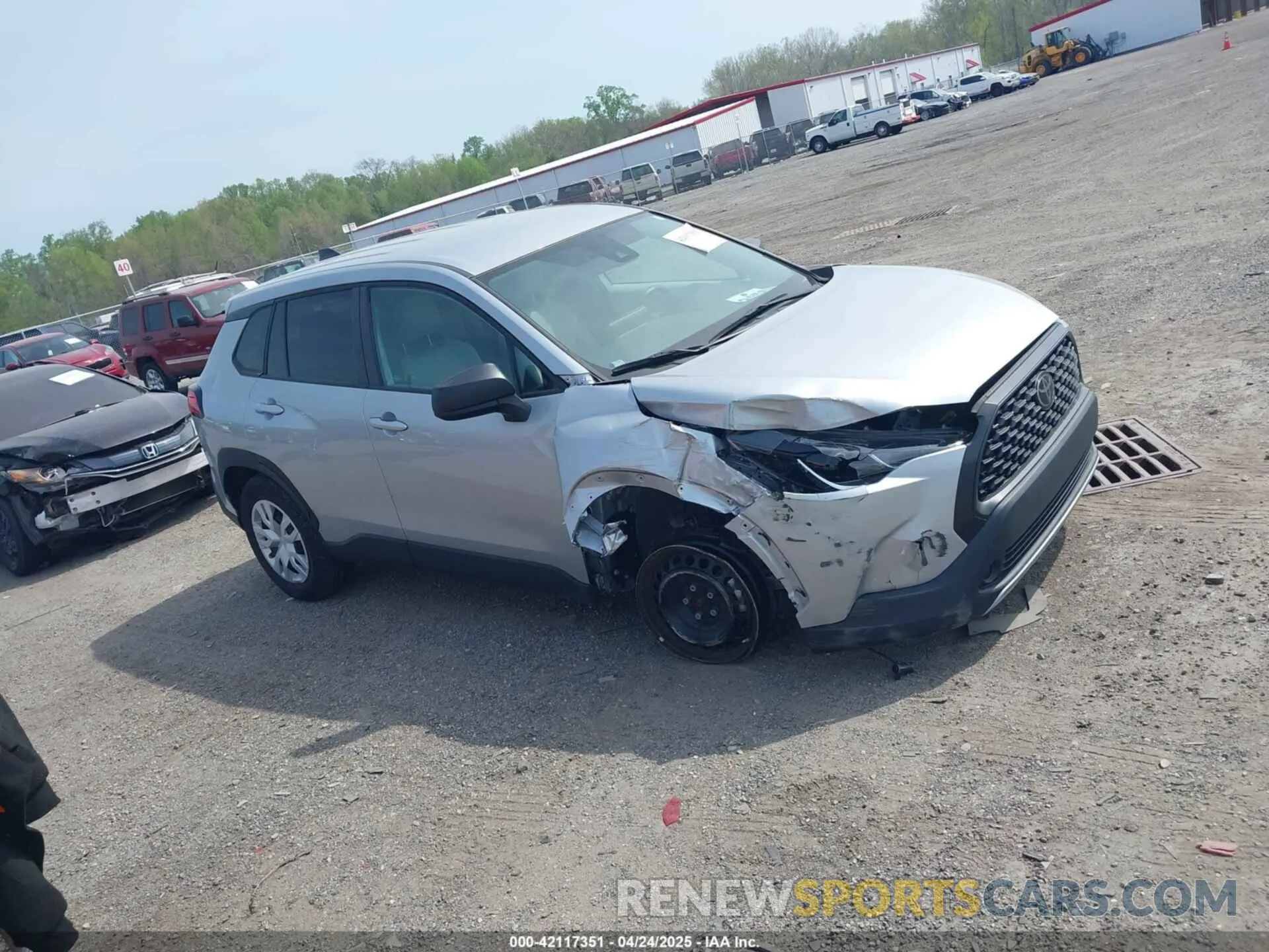 13 fotografías del automóvil dañado 7MUAAAAG7NV009940 TOYOTA COROLLA CROSS 2022