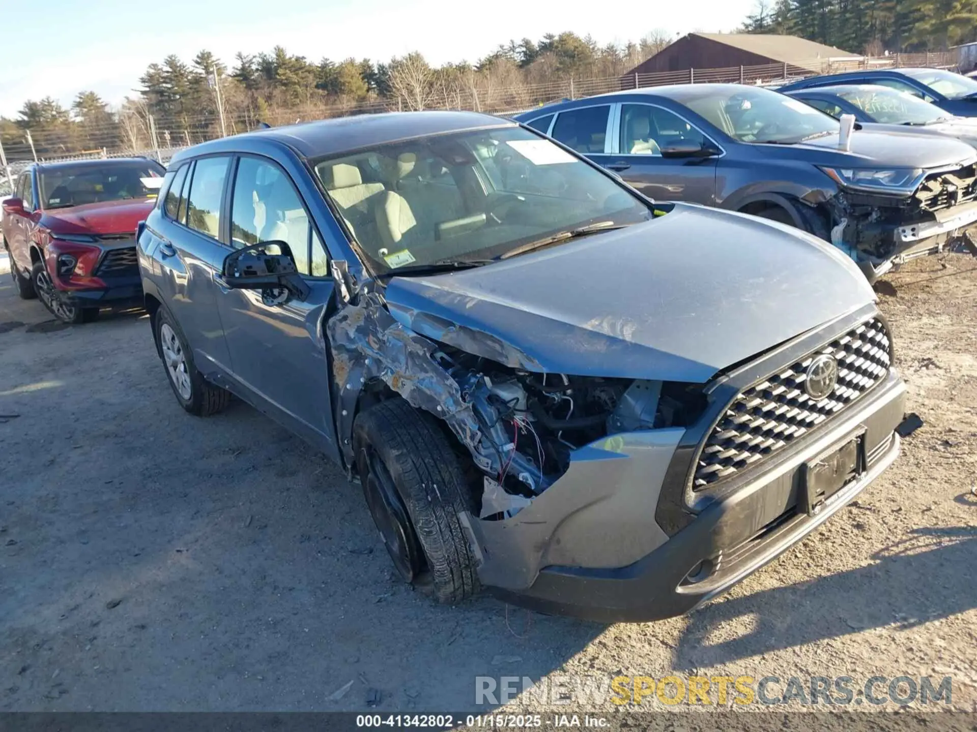 1 fotografías del automóvil dañado 7MUAAABG3NV020996 TOYOTA COROLLA CROSS 2022
