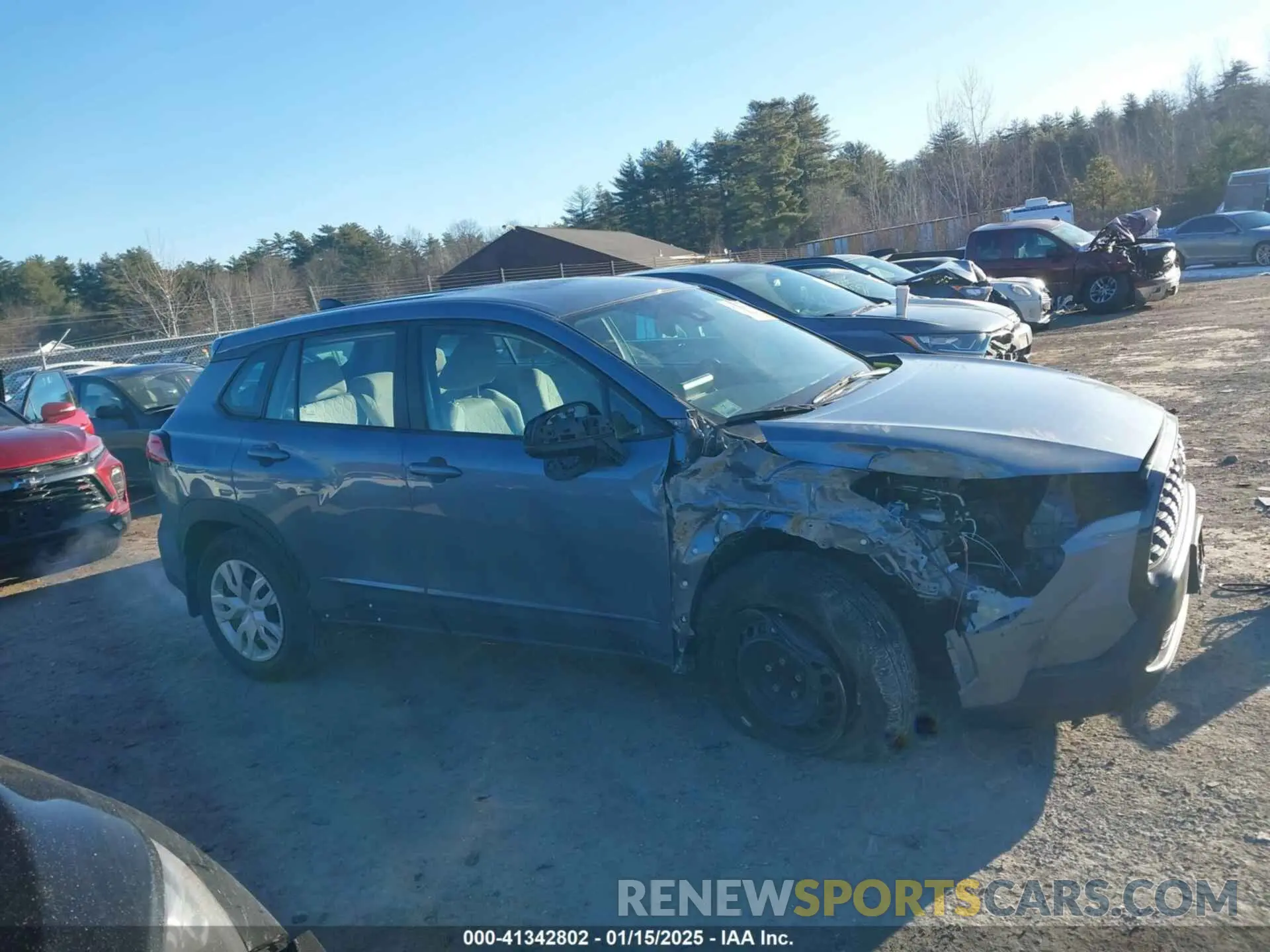 14 fotografías del automóvil dañado 7MUAAABG3NV020996 TOYOTA COROLLA CROSS 2022