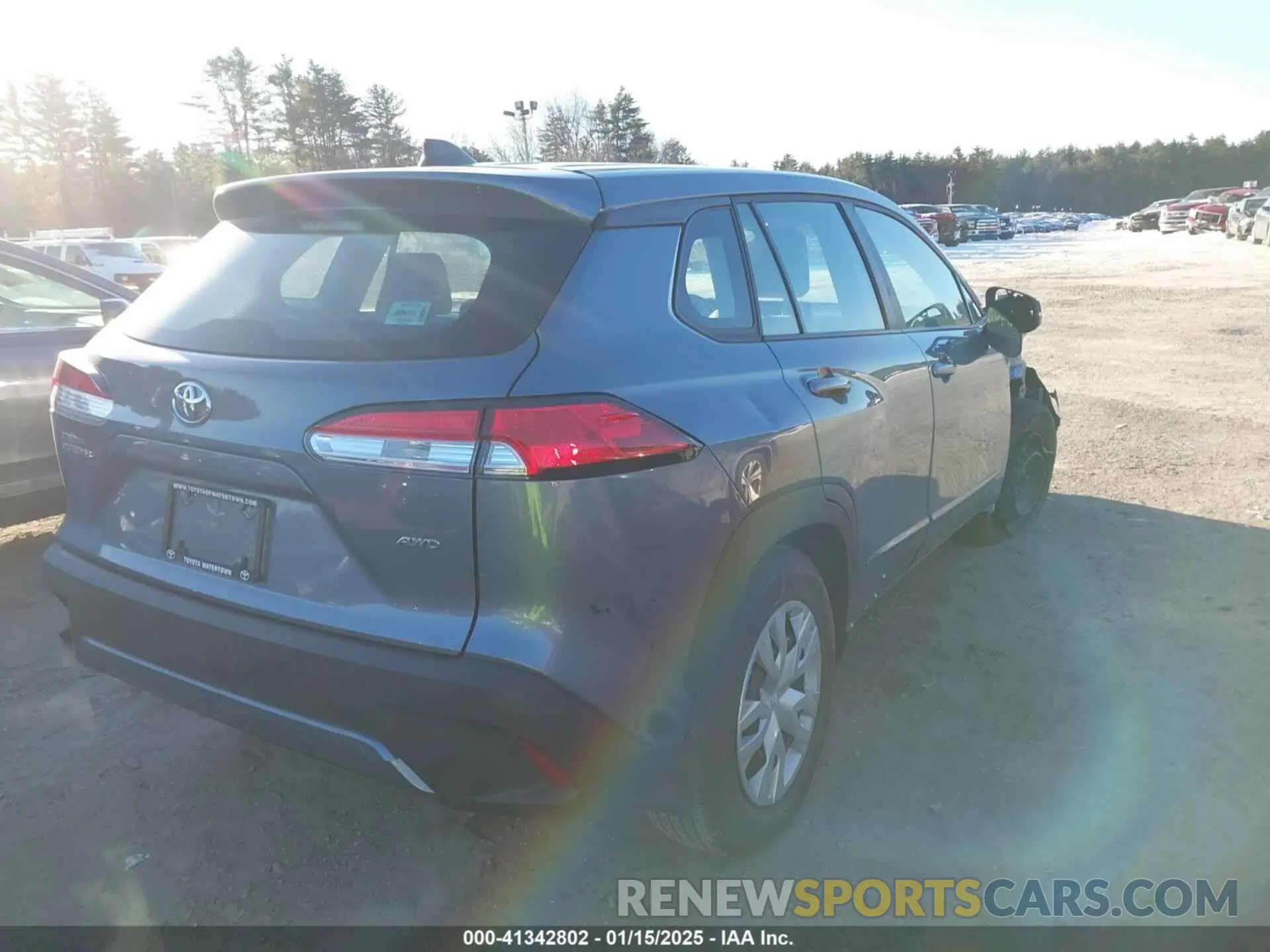 4 fotografías del automóvil dañado 7MUAAABG3NV020996 TOYOTA COROLLA CROSS 2022