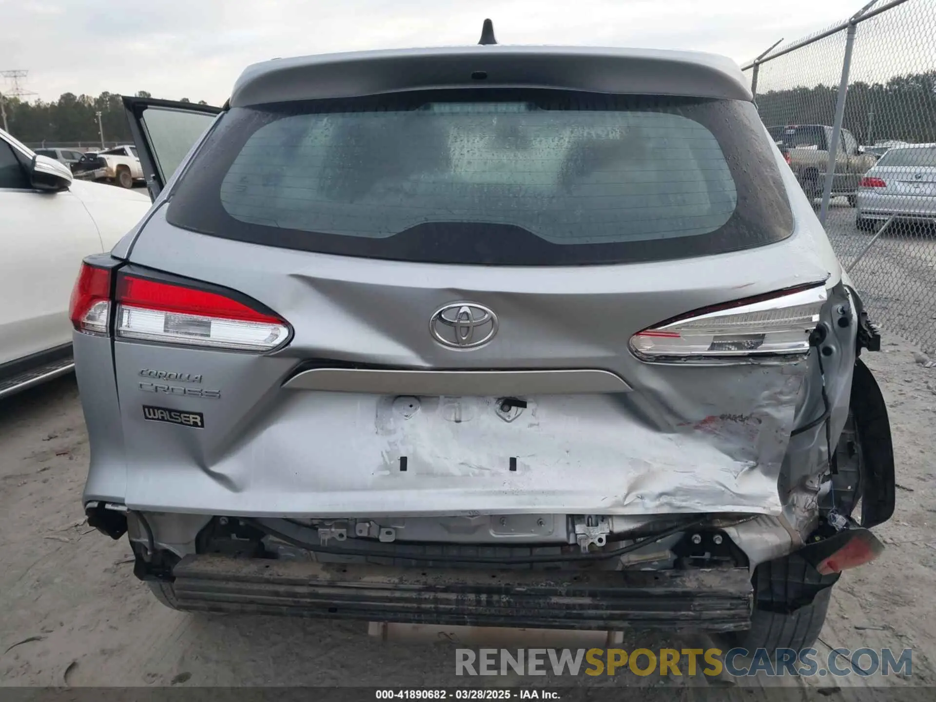 6 fotografías del automóvil dañado 7MUAAABG4NV002202 TOYOTA COROLLA CROSS 2022