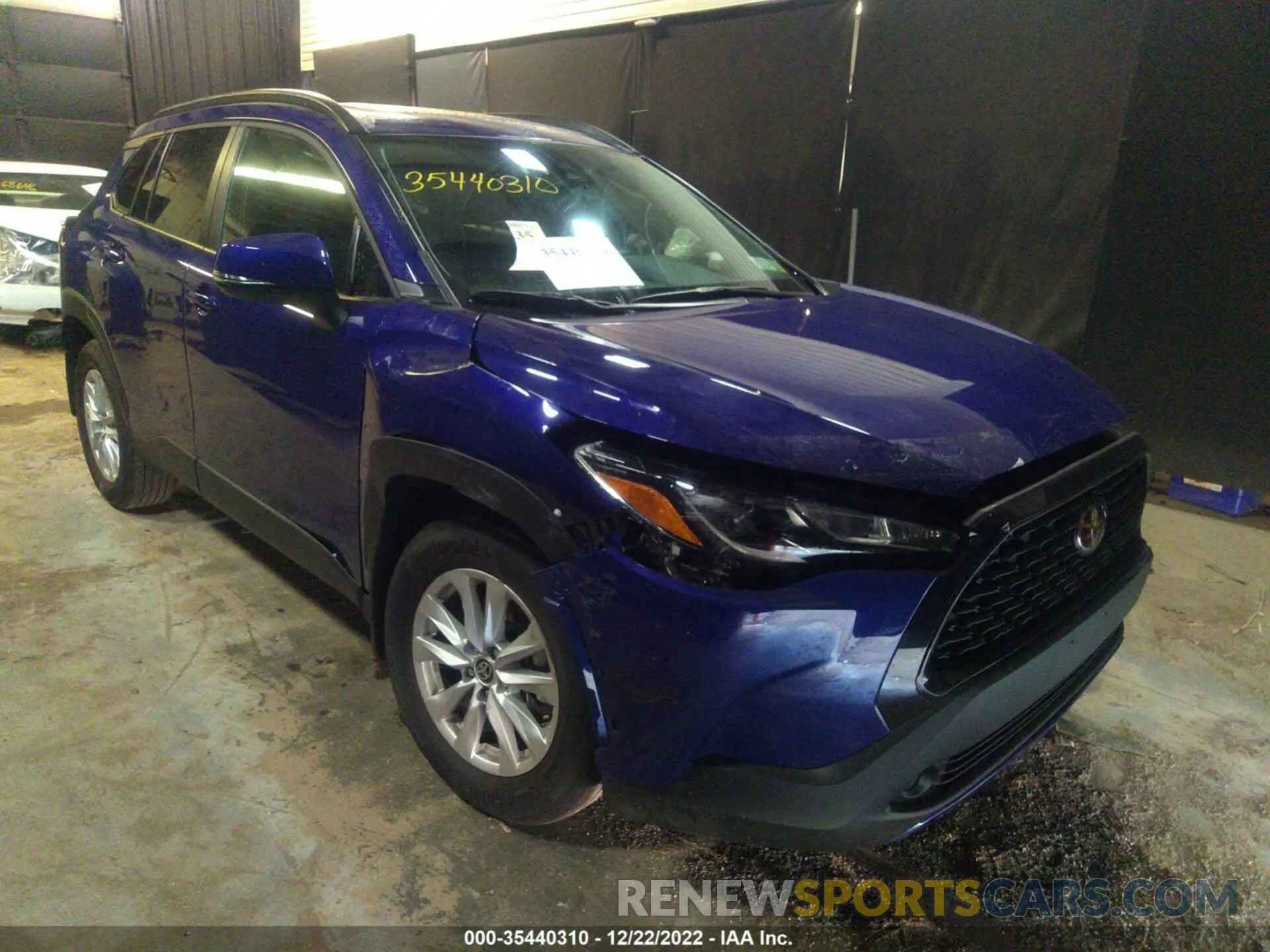 1 fotografías del automóvil dañado 7MUBAABG2NV027684 TOYOTA COROLLA CROSS 2022