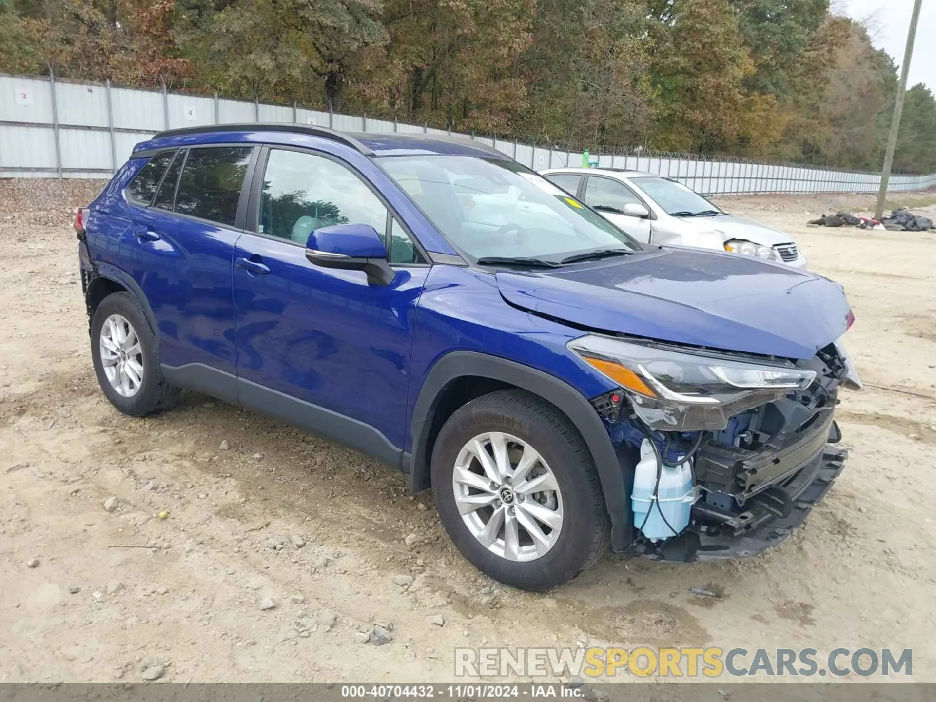 1 fotografías del automóvil dañado 7MUBAABG3NV037625 TOYOTA COROLLA CROSS 2022