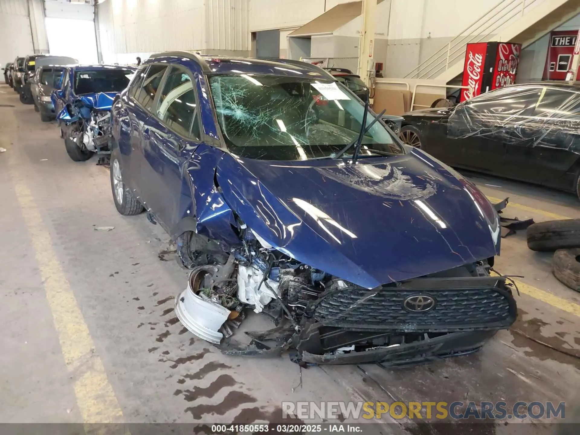 1 fotografías del automóvil dañado 7MUBAABG4NV031977 TOYOTA COROLLA CROSS 2022
