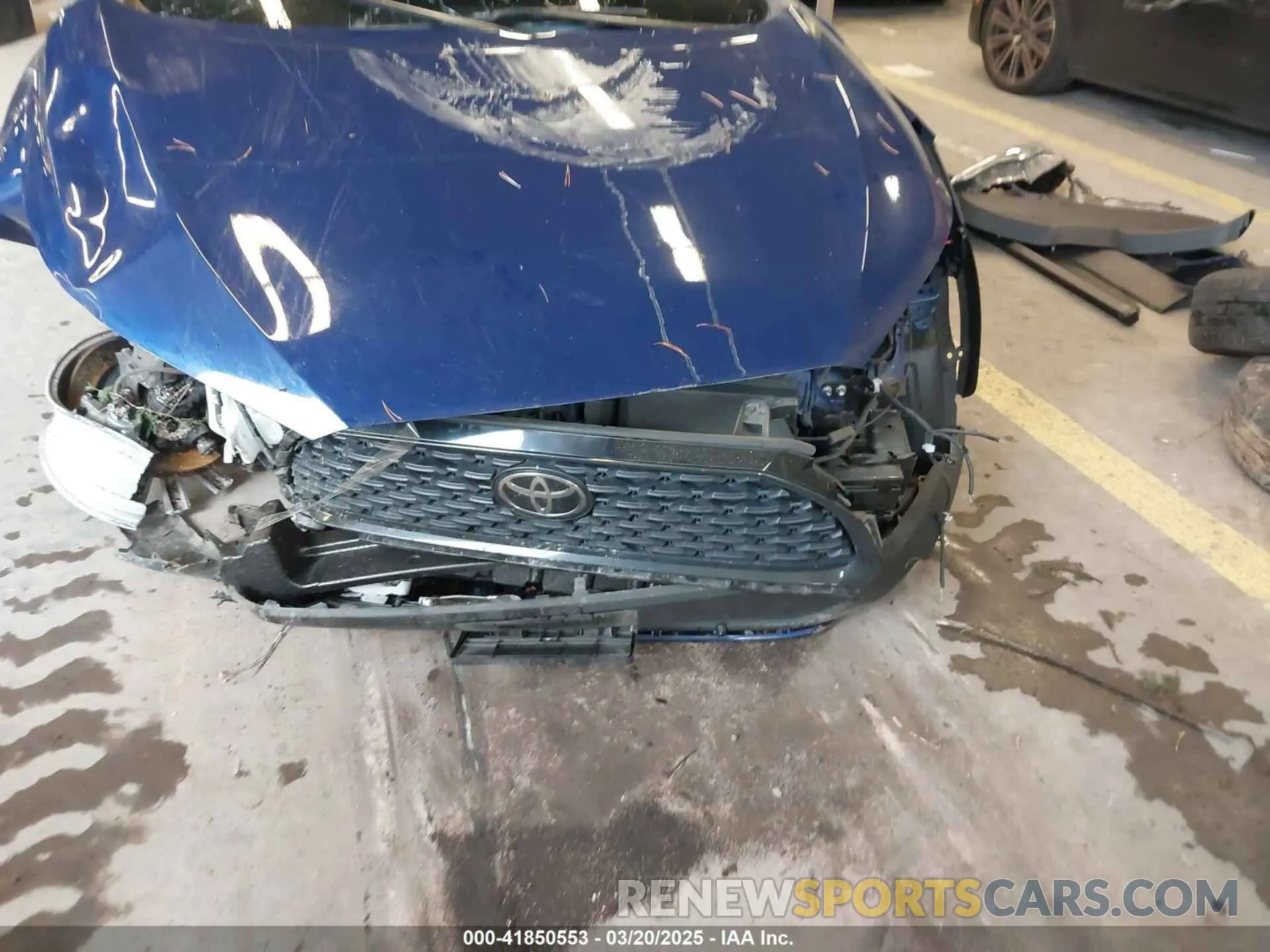 6 fotografías del automóvil dañado 7MUBAABG4NV031977 TOYOTA COROLLA CROSS 2022