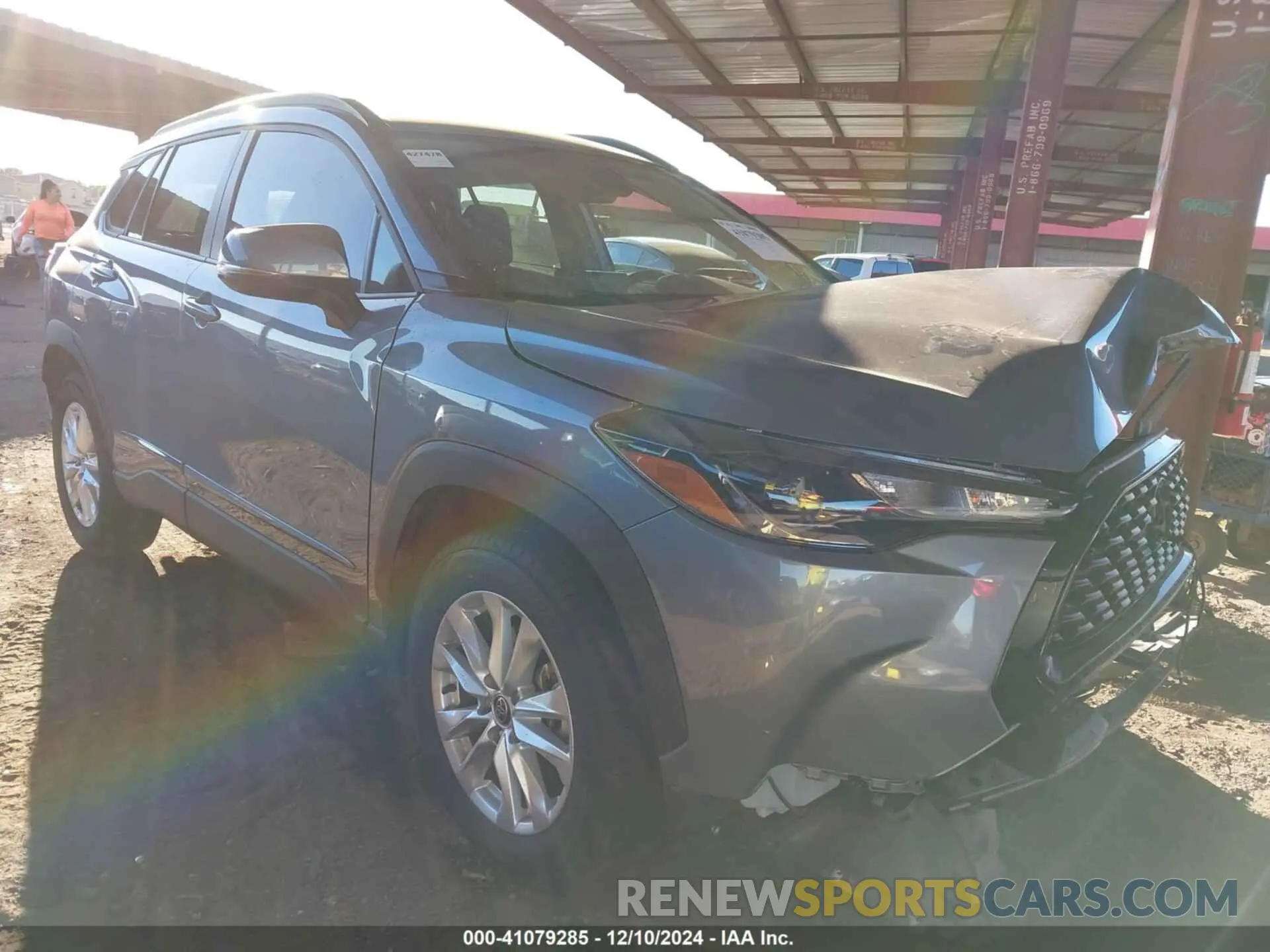 1 fotografías del automóvil dañado 7MUCAAAG4NV034271 TOYOTA COROLLA CROSS 2022