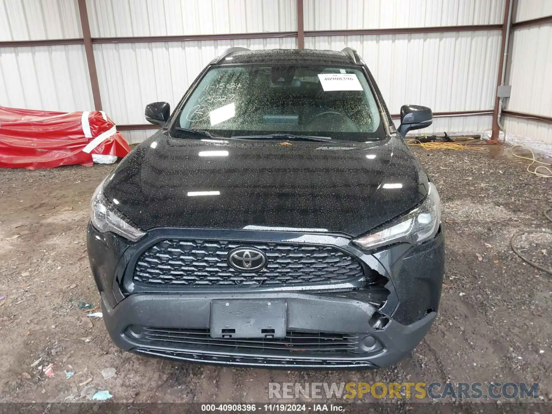 12 fotografías del automóvil dañado 7MUCAAAG5NV015227 TOYOTA COROLLA CROSS 2022